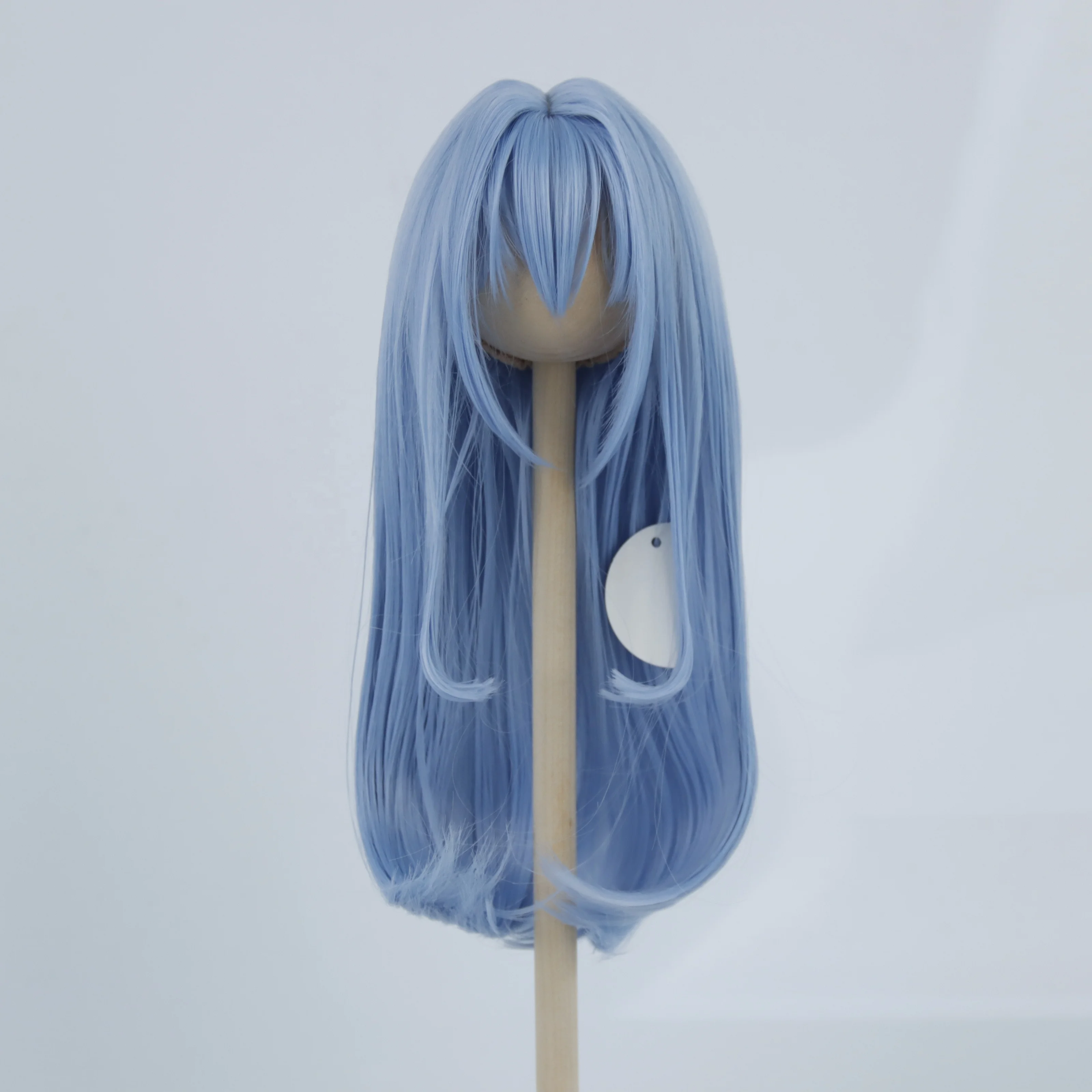 Purple Blue BJD hair synthetic remy wig for 8-9 inch 1/3 SD bjd doll accessories inner buckle 22cm to 24cm head wigs