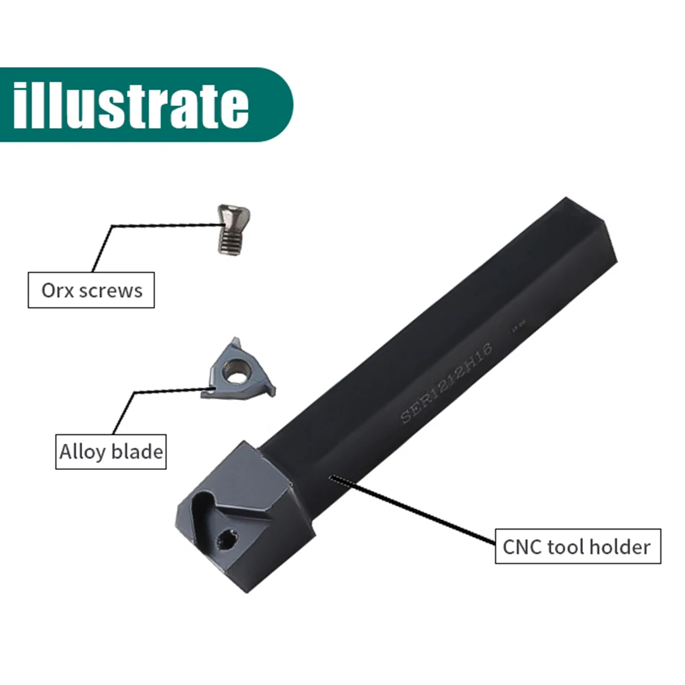 Machor High Quality External thread arbor 40cr-42crMo cnc tool holder SER/L