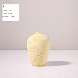 Modern minimalist Nordic ceramic vase ornaments desktop living room ornament flower set nordic vase home decor