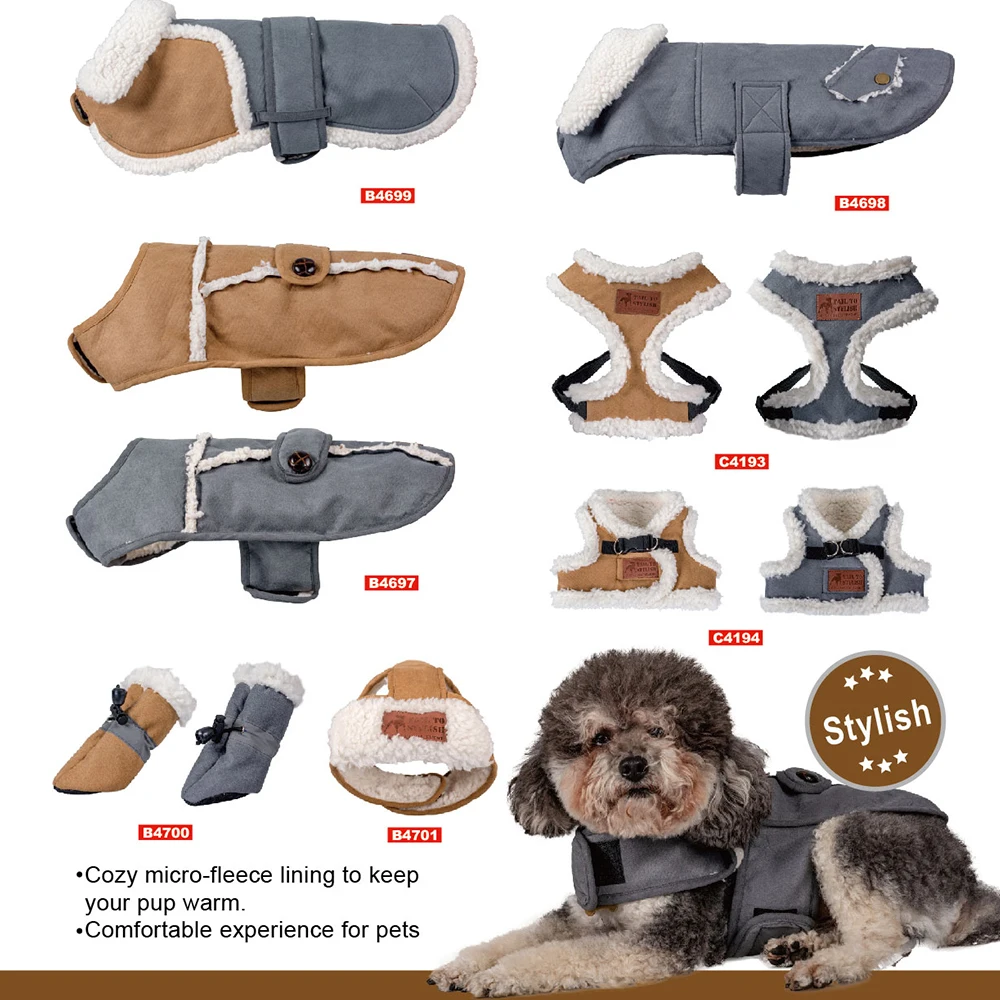 Производитель оптовая продажа Пользовательский логотип замшевая Одежда для собак аксессуары домашних животных