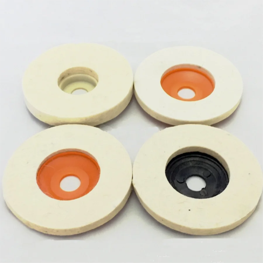 Cotton Fiber Non Woven Wool Hard Felt Material Abrasive Grinding Buffing Polishing Wheel For Glass Pva Marble Stone