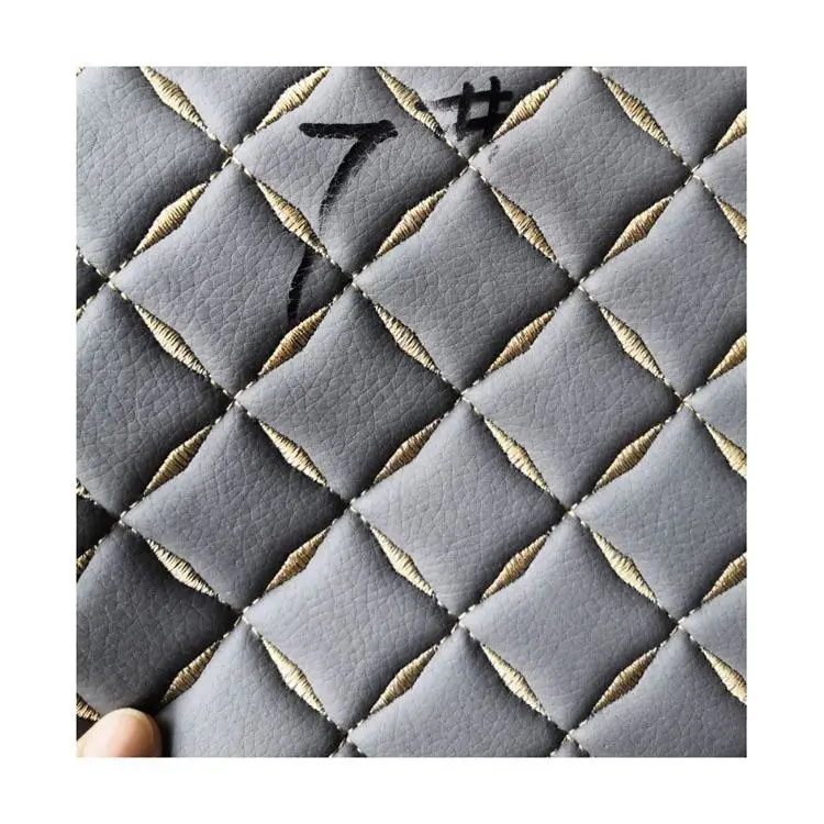 Quality Guarantee Comfortable artificial synthetic pvc leather for car seat car mat