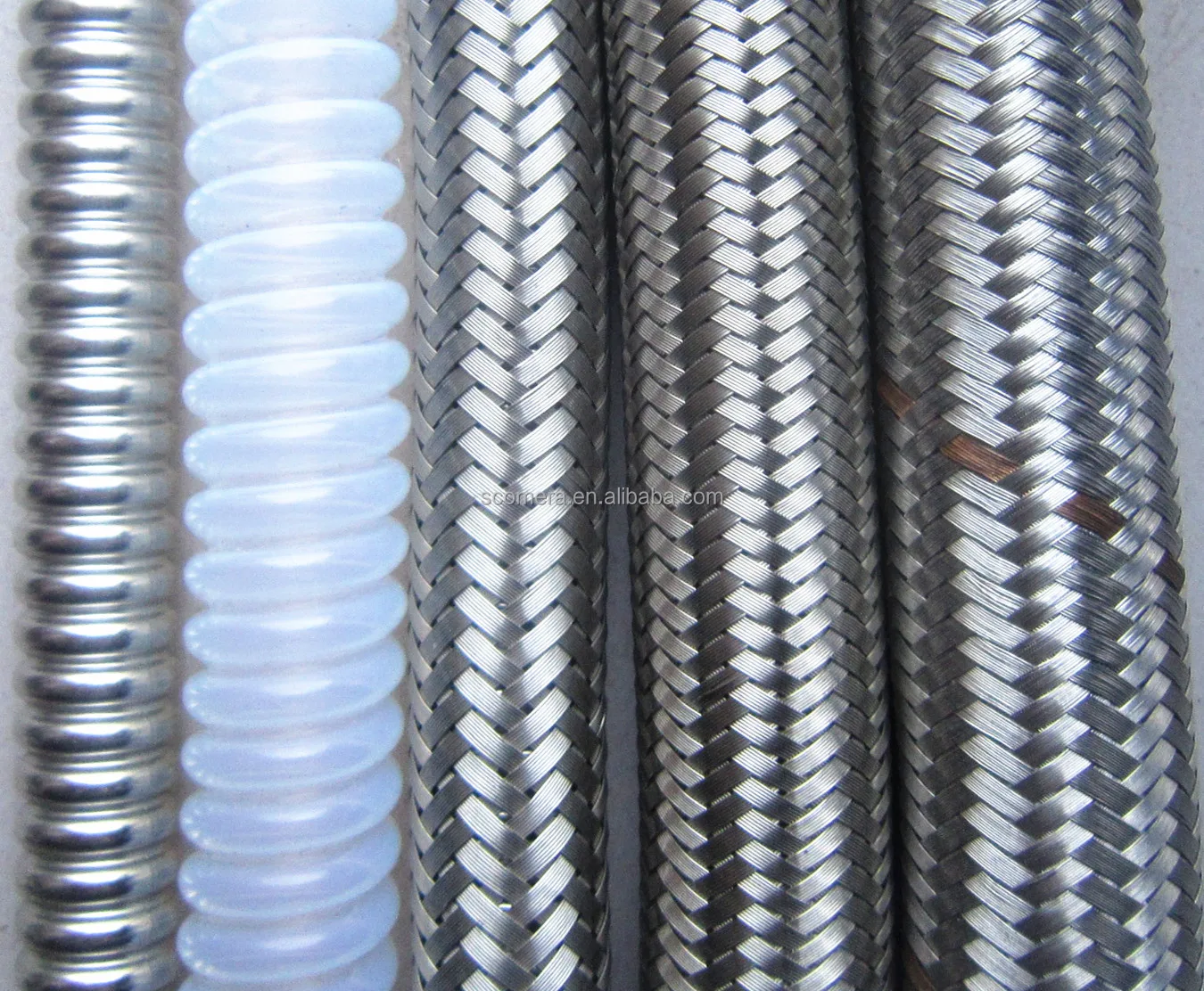 PFA bellows ptfe tube antistatic