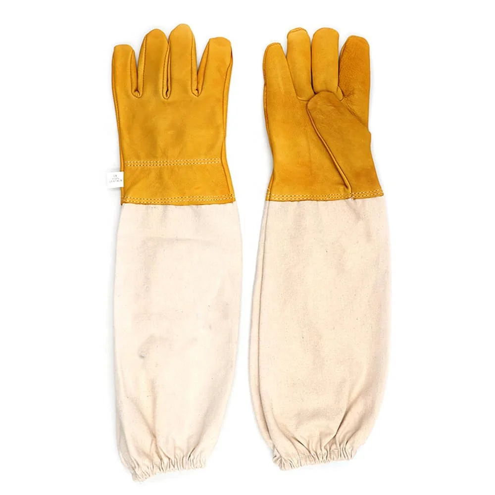 Высокое качество анти пчела жало пчеловодства защитные перчатки для пчеловодов