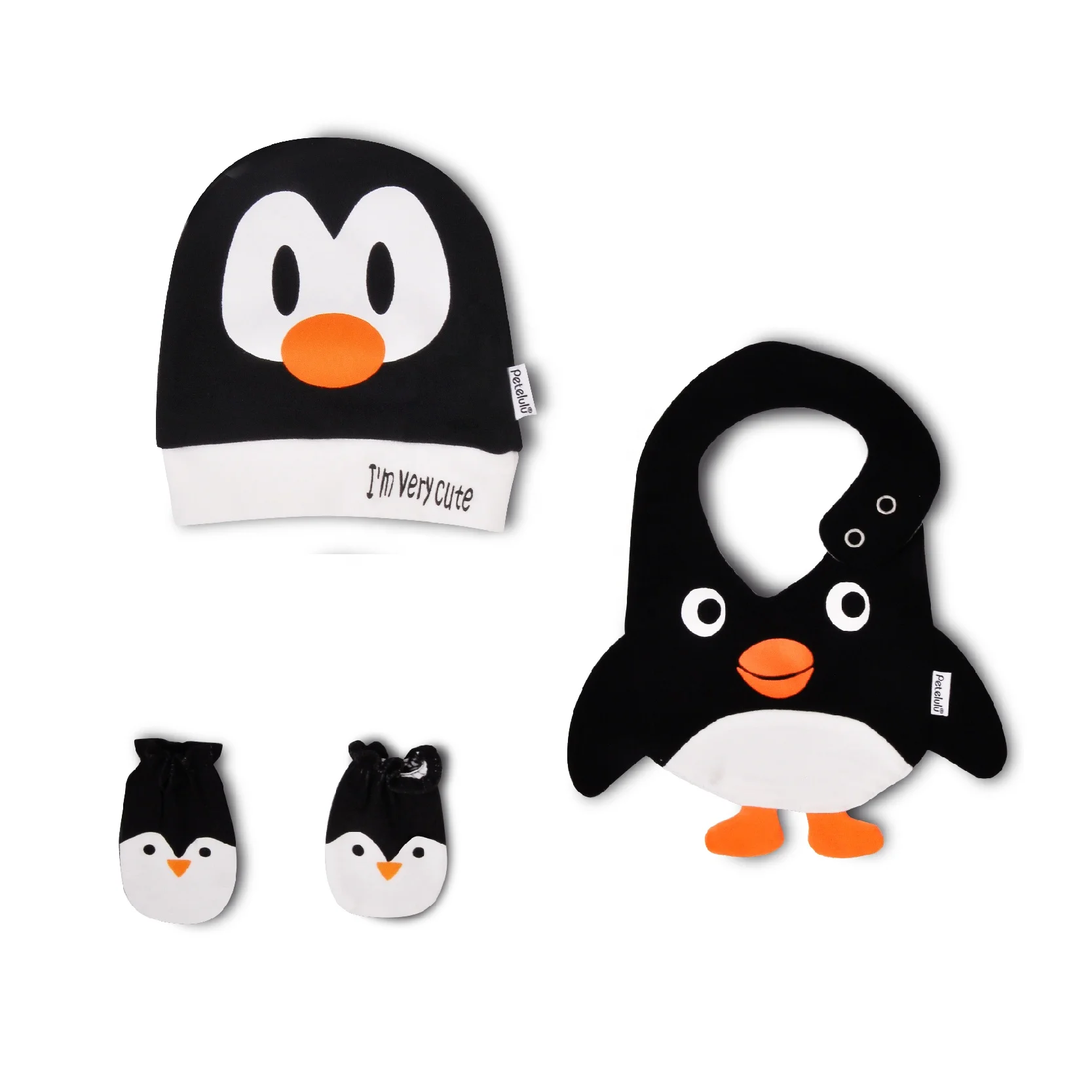 Wholesale 100% Cotton Baby Clothes Set Penguin Unique Cotton Newborn Baby Gift Sets Baby Clothes Boys 0-3 Month
