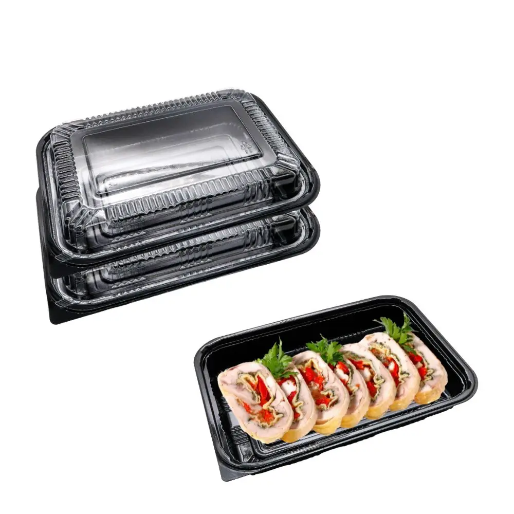 Disposable Pp Plastic Food Packaging Containers Eco Takeout Traditional Bento Box for Restaurant