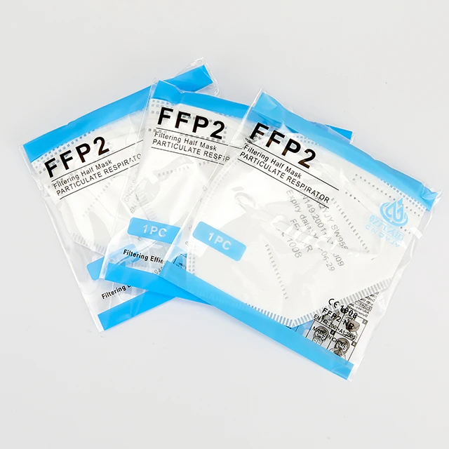 CE 2163  respirator FFP2 Dust Mask With Earloops For Industrial Safety Working masque ffp2 mask