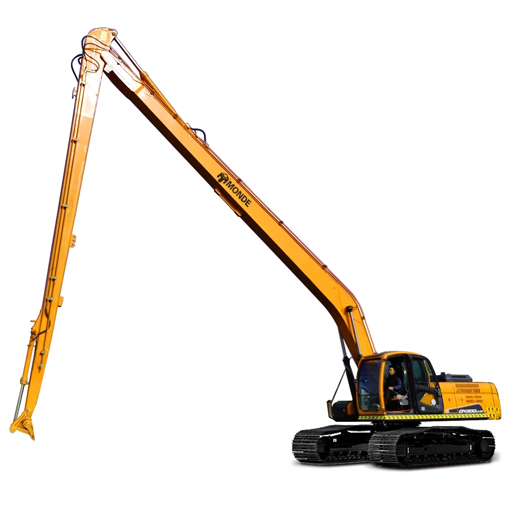 Monde hot sale heavy duty 18-22m excavator arm long reach boom high quality CE certificated excavator long reach boom