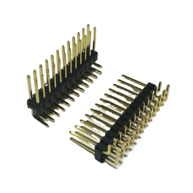 90 degree pin header gold plated