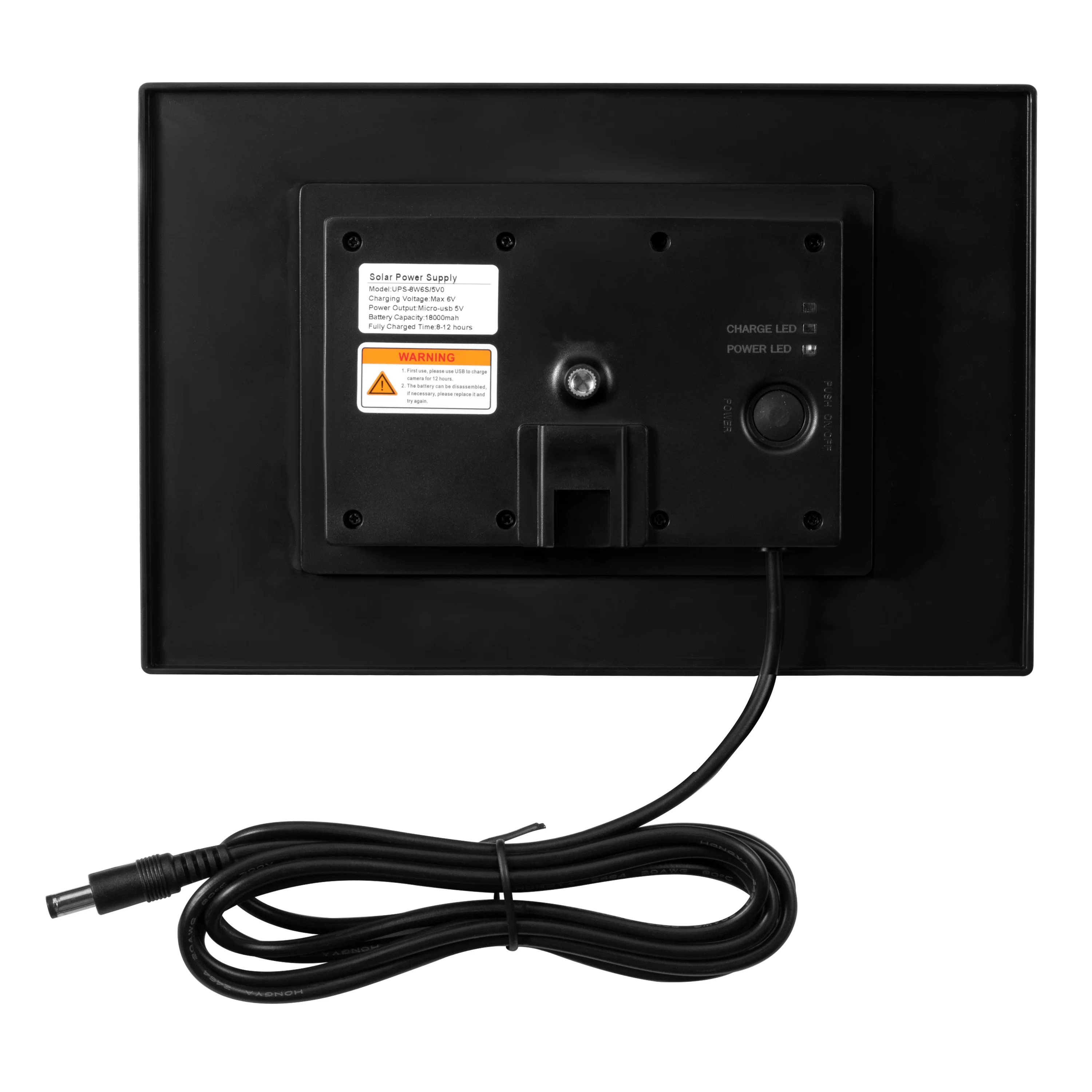 8w Mini Solar Panel Power 18650 Battery Outdoor Waterproof Charger By USB Type C DC 5V 12V 1A 4G Router RF433 Alarm Wifi Camera