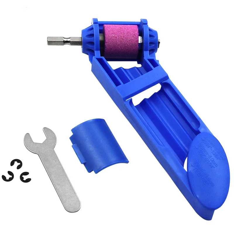Portable Corundum Grinding Wheel Drill Bit Sharpener Power Tool 2-12.5mm Nail Drill Bits Sharpener Afilador De Brocas Portatil