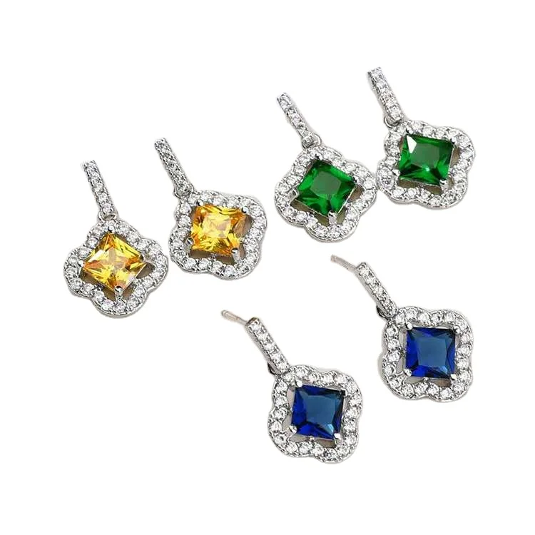 PUSHl hot earrings 925 silver needle fashion earrings jewelry wholesale mixed earrings for women
