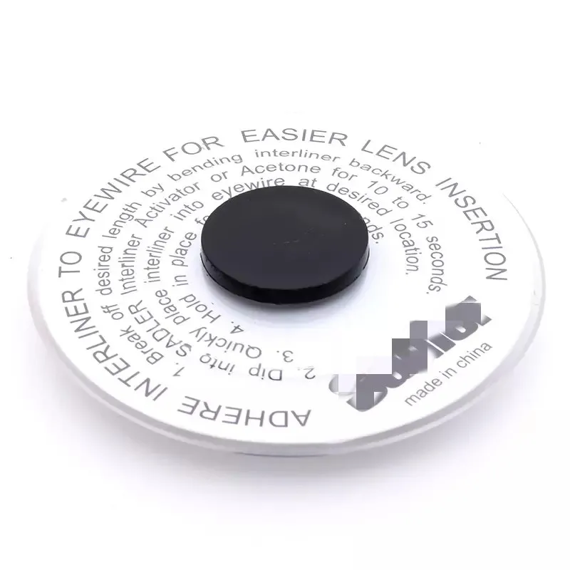 Клейкая прокладка для очков для упрощения установки линз, невидимая прокладка для рыболовной лески для оптических очков с полным ободом