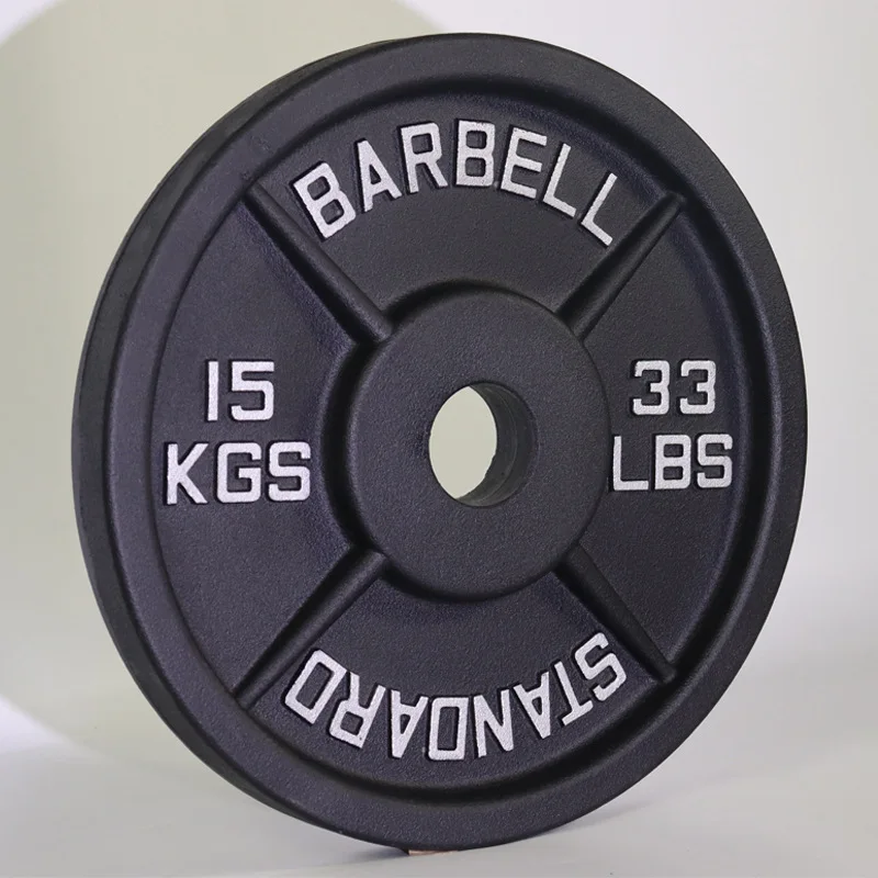 gym fitness equipment 25 kg cast iron barbell plate weight bumper plate sets diameter 50 for weightlifting exercise