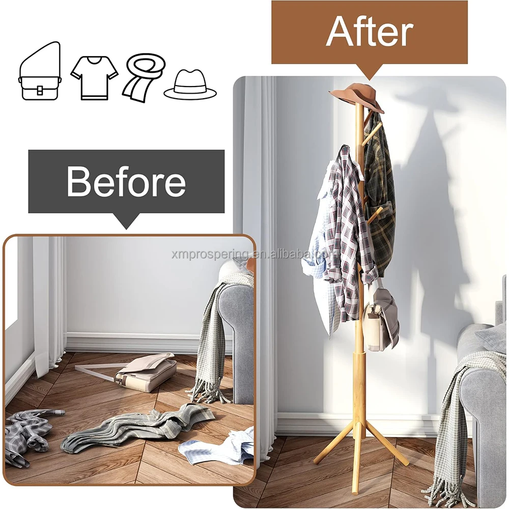 Бамбуковая вешалка для