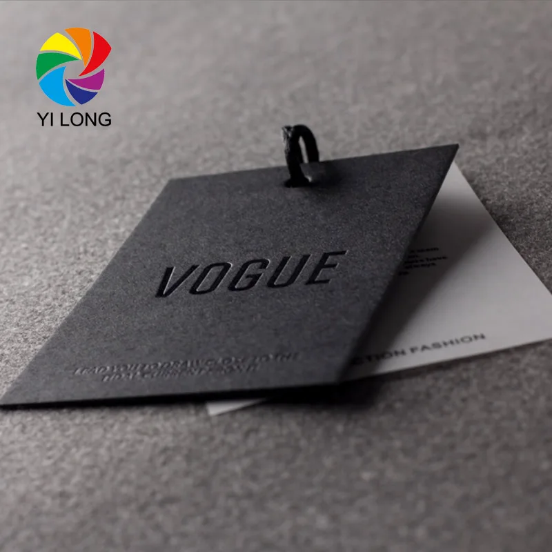 
Luxury Garment Clothing Shoes Lables Paper Hang Tags Price Tags 