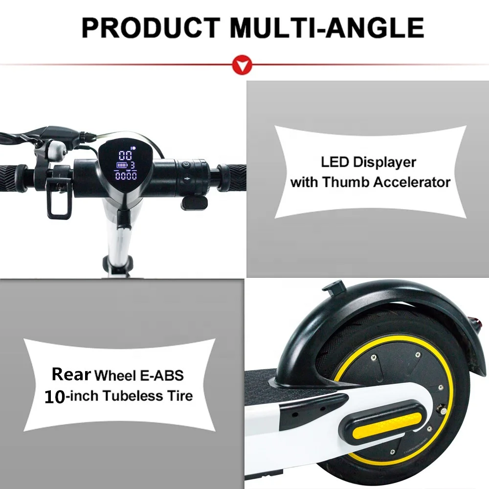 EU Adults Motorized Snow Scooter,Chaos Rion 450W Cheap Moped Blade 10 -D Evo Motor E-Scooter Electric Scooter
