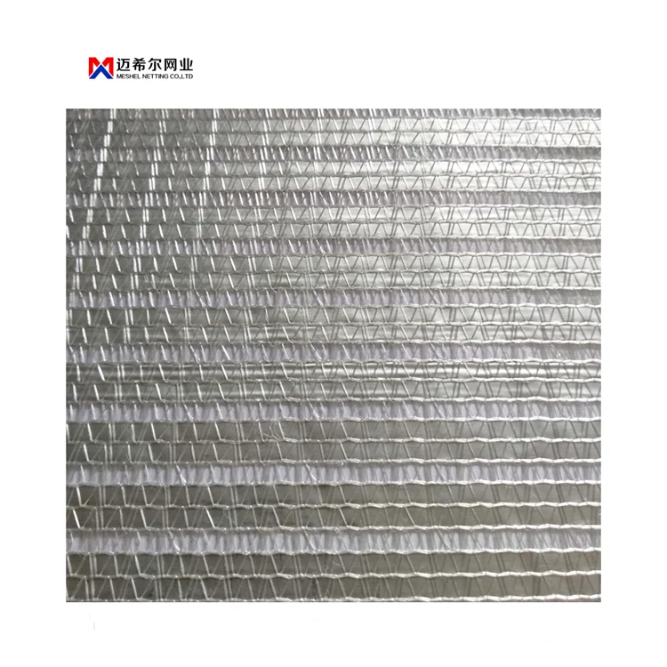woven silver shade mesh/greenhouse shading net aluminet/heat control aluminum shade net