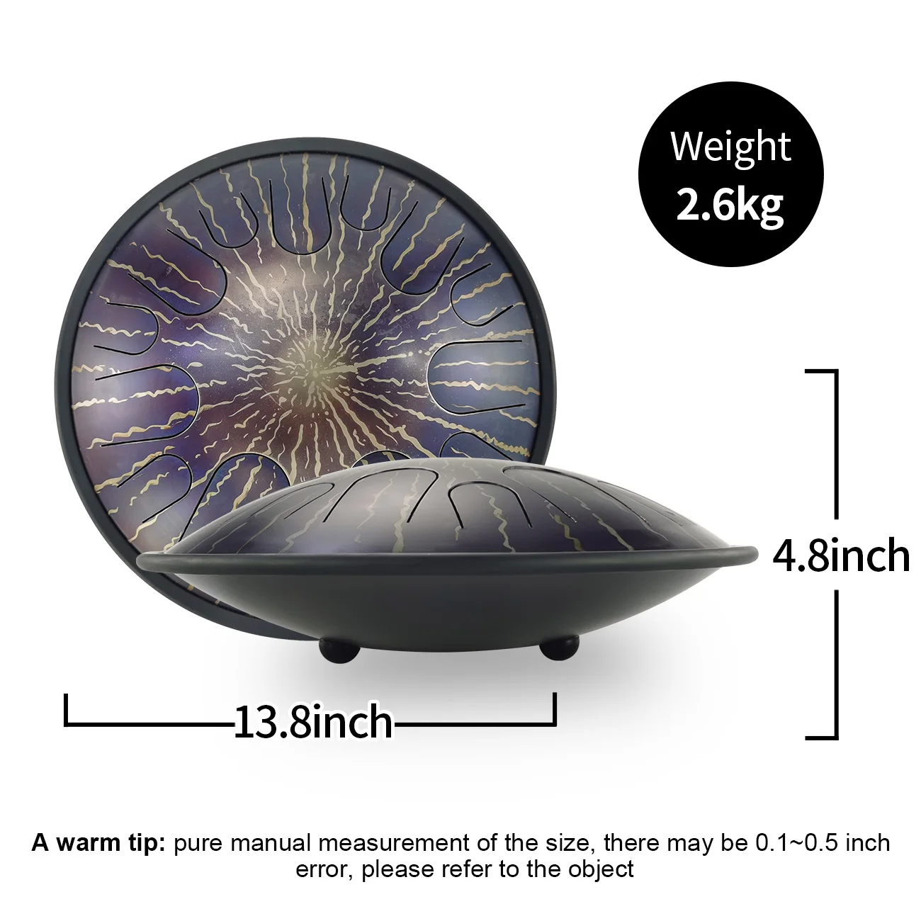 ASTEMAN стальной барабан для языка серии Universe Stars14 дюймов 14 Тон C Ключ