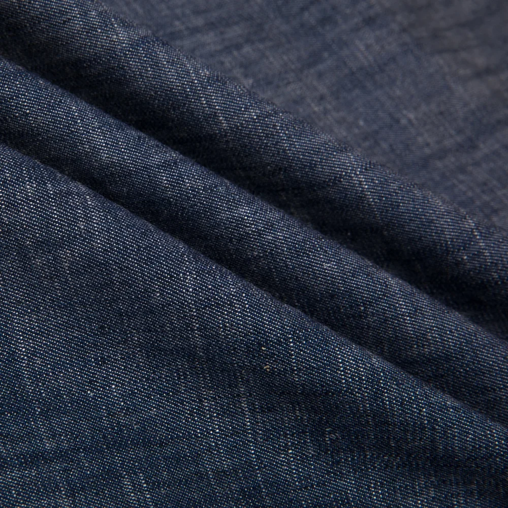 12355A 21*11 саржа 70% tencel 30% лен джинсы тканая ткань для женщин пальто брюки платья