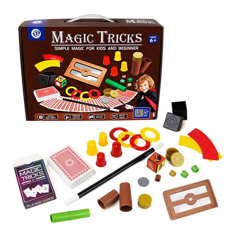 Easy to play magic set science toy magic trick props toy magic kit for kids