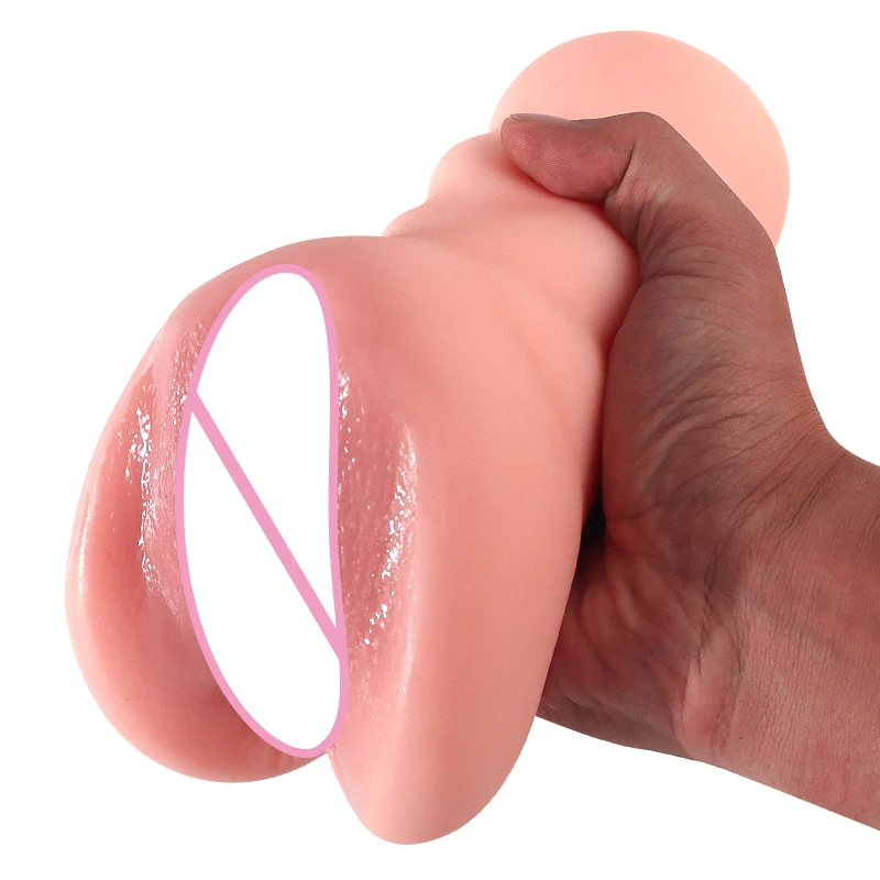 Realistic Dual Open pocket Pussy and Mouth Vagina Sex Toy Easy To Clean Man Masturbator Masturbation From Manufacturer