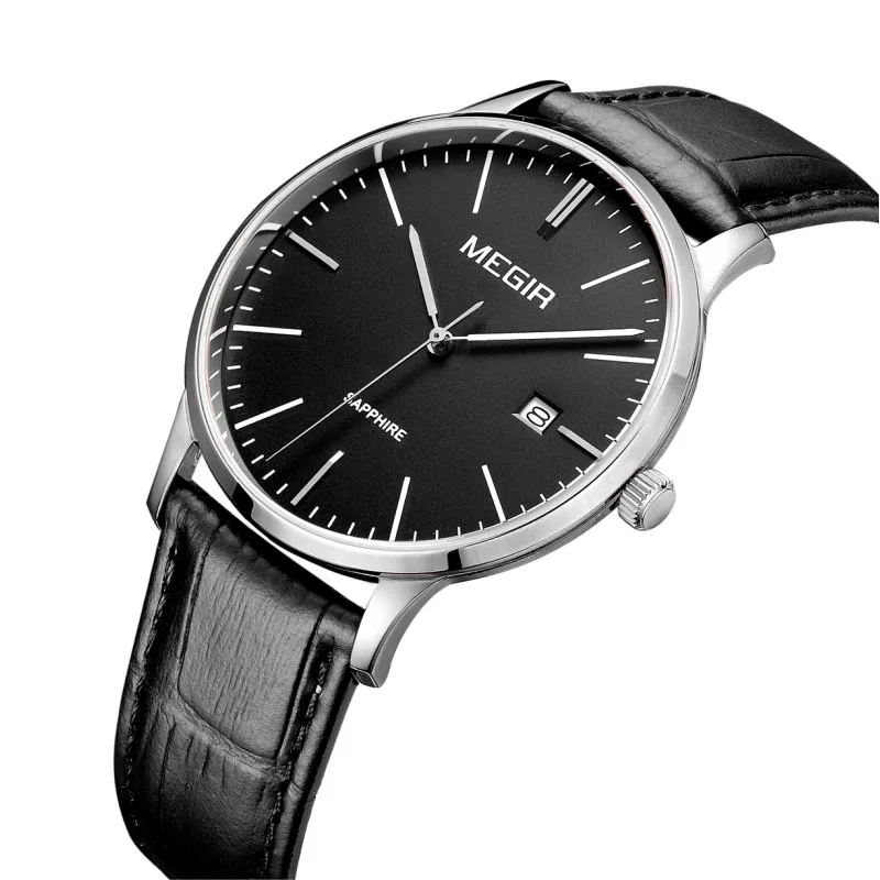 
Unisex Japan Movement 2015 Water Resistant Custom Your Own Brand Logo Men Minimalist Watch 