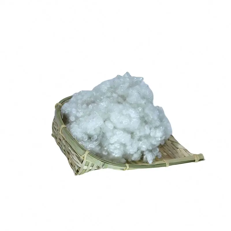 Полиэфирное штапельное волокно для наполнения игрушек диванных подушек 7D полностью из силиконизированного волокна высшего