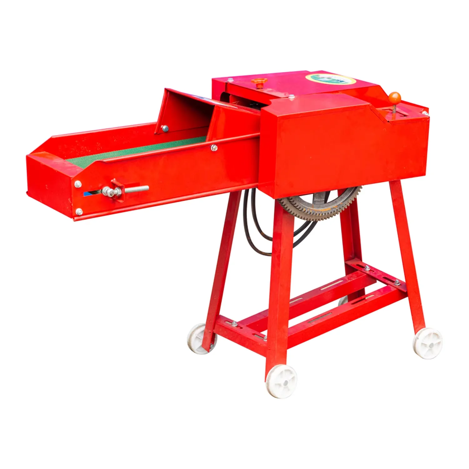 Small Electric Agricultural Straw Choppers Chaff Cutter Grass Cutting Machine Animal