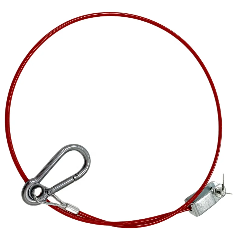 C-Pin steel wire rope coiled cable Lanyard cable trailer breakaway cable for the Breakaway System