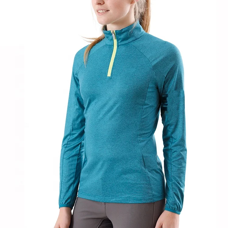 Компрессионные спортивные топы, базовый слой для верховой езды, женские рубашки с длинным рукавом для верховой езды