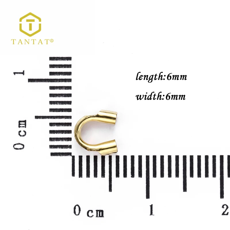 Brass Wire Guard Gold Plated Beads Wire Guardians Various Wire Protectors for DIY Jewelry Making