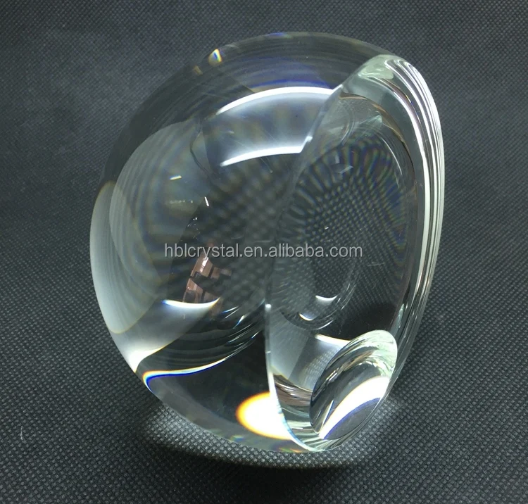 Honor of crystal Magnifying Paper Weight Crystal Dome Paper Weight Halfsphere Glass Dome Paperweight