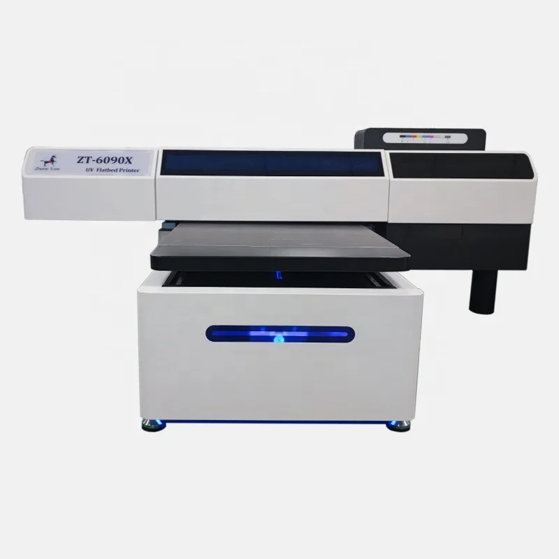High speed printing 6090 UV inkjet transfer on different kinds of material direct to film DTF UV printers