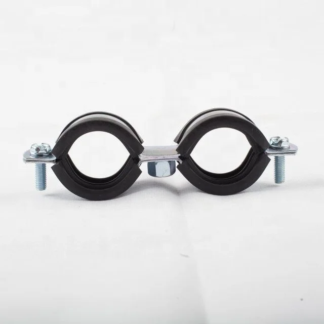 
Kingfix Clamps Rubber Clamp With Bolts and Nuts Thread Rod 