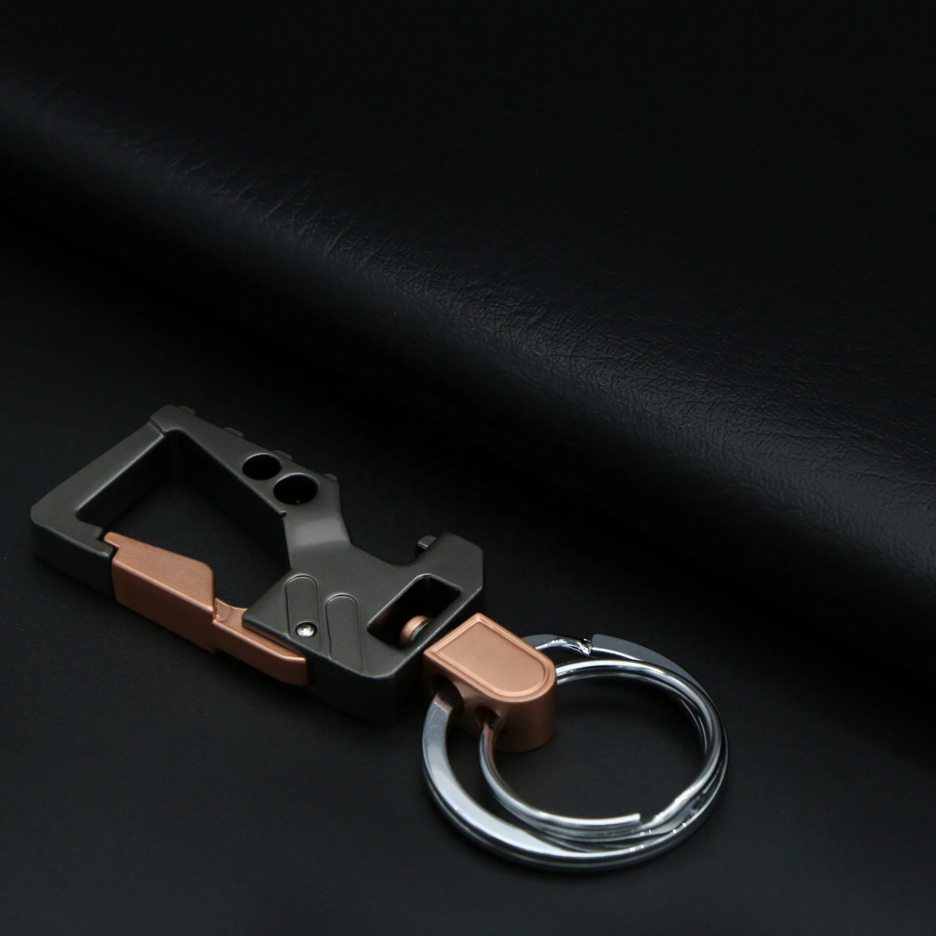 
Multi- functional Ring bottle opener Holder Metal Smart Key Organizer Keychain 