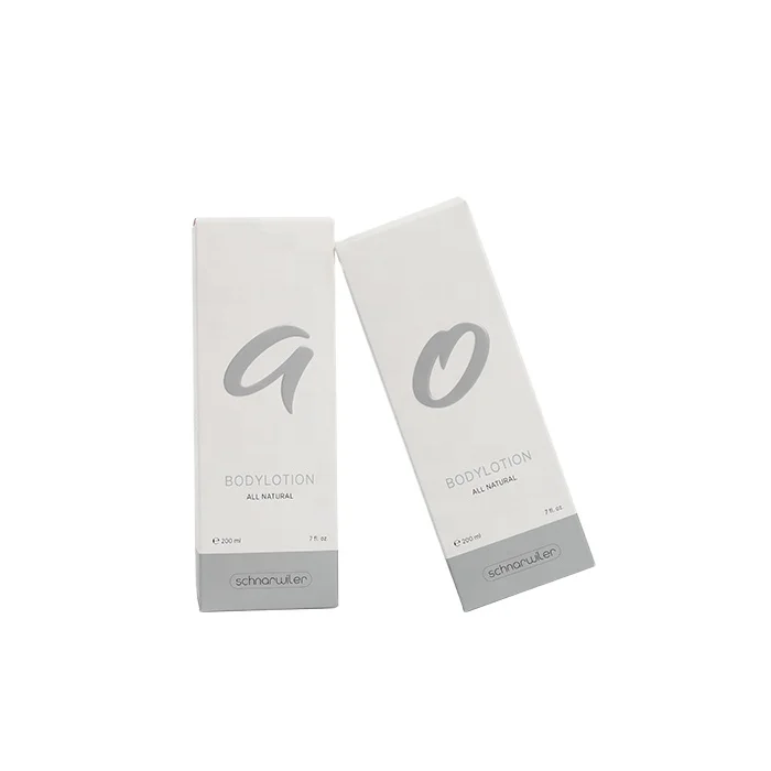 Custom Folding Lotion Bottle Set 3d Boxes 2 oz 120ml Cosmetic Packaging Paper Cardboard  Gift box