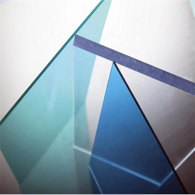 clear transparent colored anti-scratched polycarbonate solid  sheet