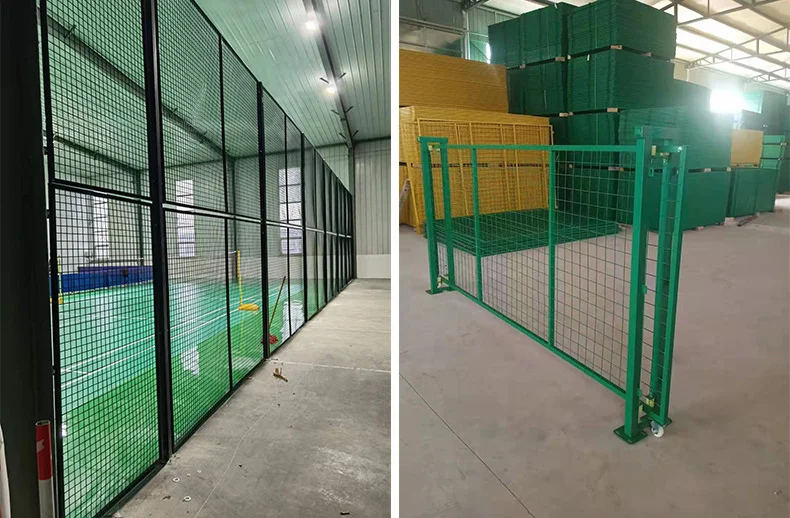 Industrial safety barrier fence weld mesh panel robot machine fencing