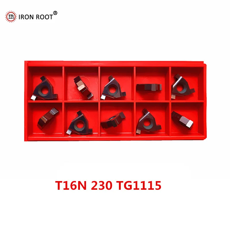 Carbide CNC turning tools lathe carbide grooving inserts tools T16N160-T16N300 TG1115