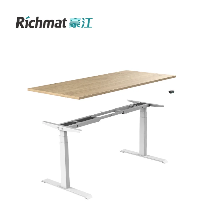 Dual Motor Electronic Ergonomic Height Adjustable Table Base 2 Legs Sit to Stand Desk Standing Desk Frame