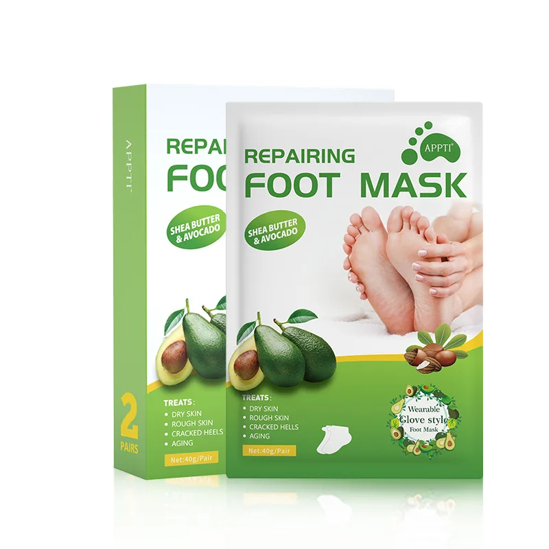 2 Pairs Foot Peel Mask Exfoliant for Soft Feet in 1-2 Weeks, Lavender Exfoliating Booties for Peeling Off Calluses & Dead Skin