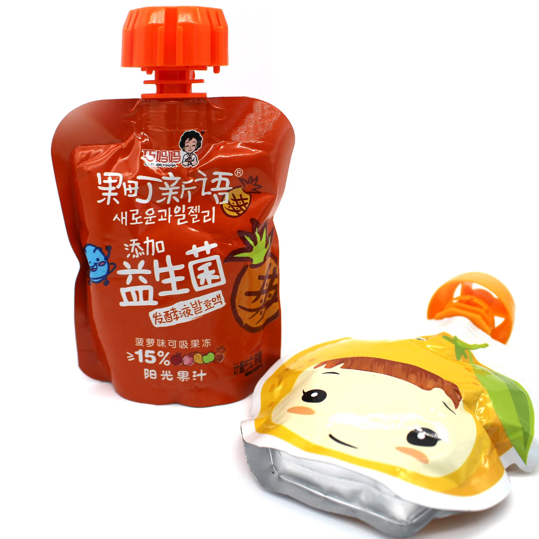 Пластиковая упаковка для йогурта