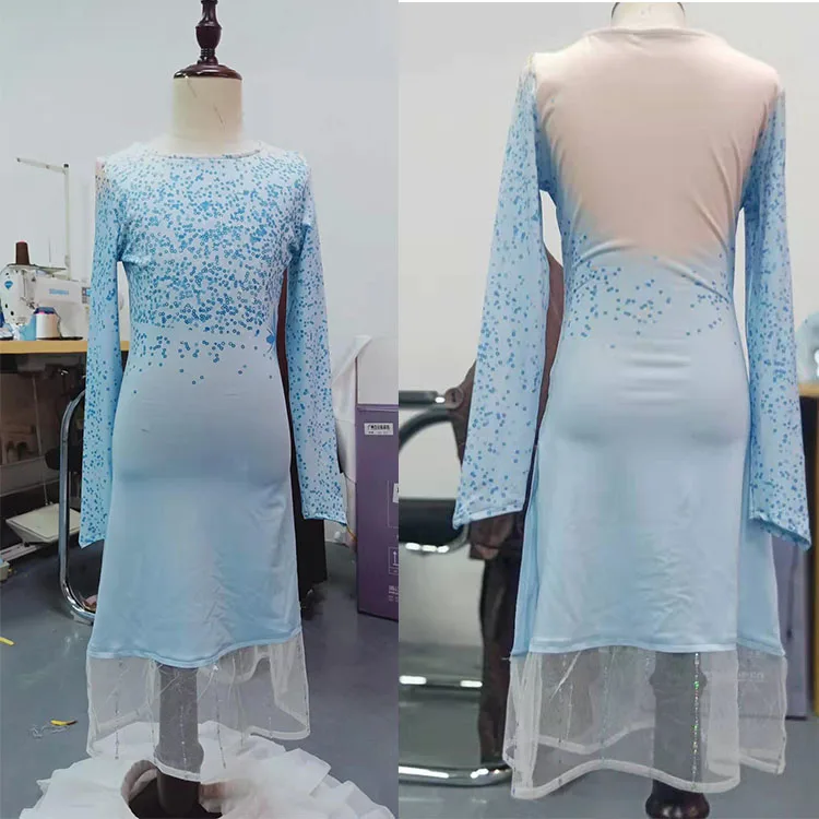 Рождественское праздничное платье для малышей принцессы Эльзы девочек костюм Вдохновленный из мультфильма «Холодное сердце» 2