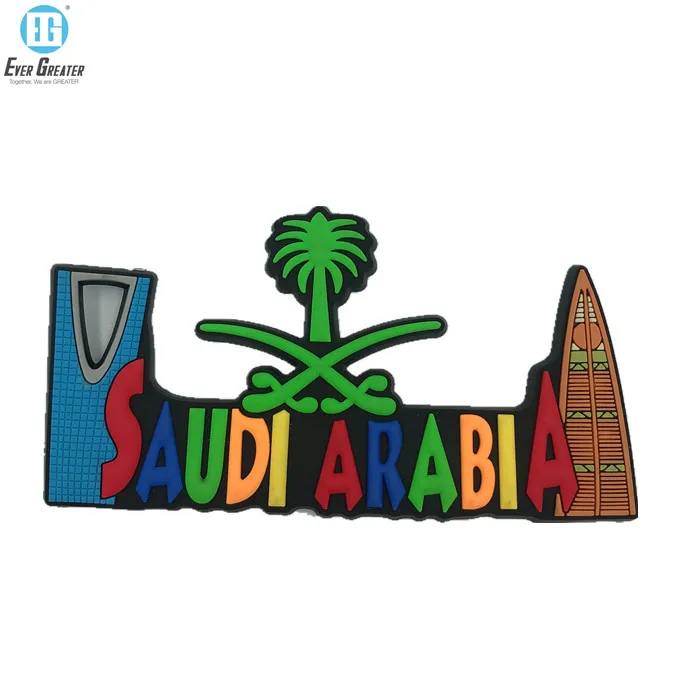 Customized Logo Promotional Tourist Souvenir 3D Soft Rubber PVC Fridge Magnet