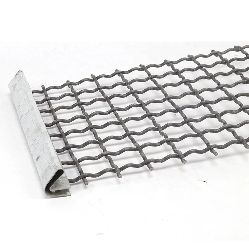 Manganese crimped crusher vibrating Mesh/Stone Crusher Vibrating Screen Mesh/Hooked Crimped Vibrating Mesh Mine Sieving Mesh