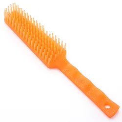 Economical Flexible Detangling Hair Brush Natural Wheat Straw With Handle Comb Massage Exfoliating Brush For Wet And Dry