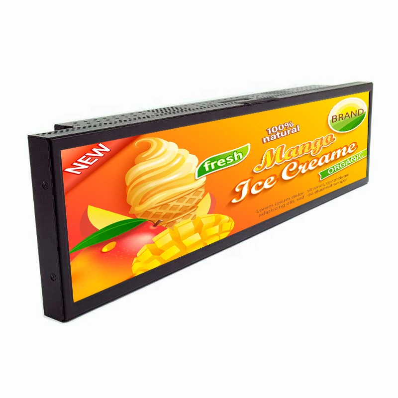 Weier Advertising Panel Touch Screen 1920X720 Monitor Ultra Wide Display Type Stretched Bar LCD Display