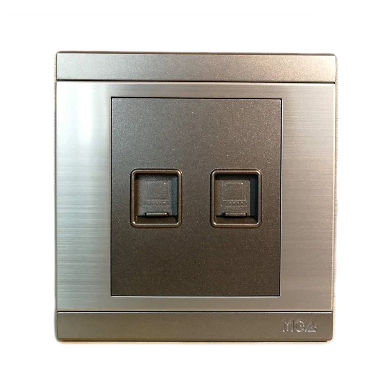 Good quality electric wall socket outlet telephone socket and network data socket