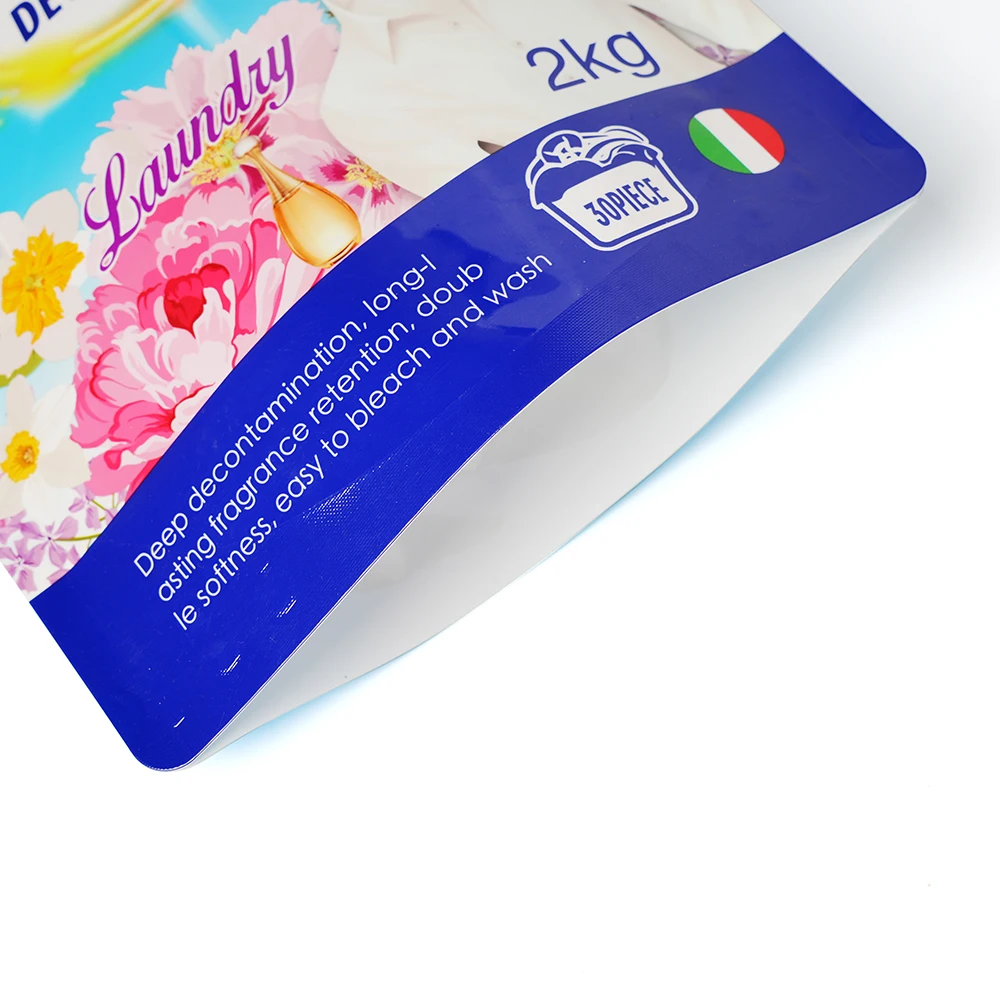 Innovative Design Washing Liquid Suction Nozzle Pouch Bag Printed Custom Plastic Packaging Stand Up Pouch